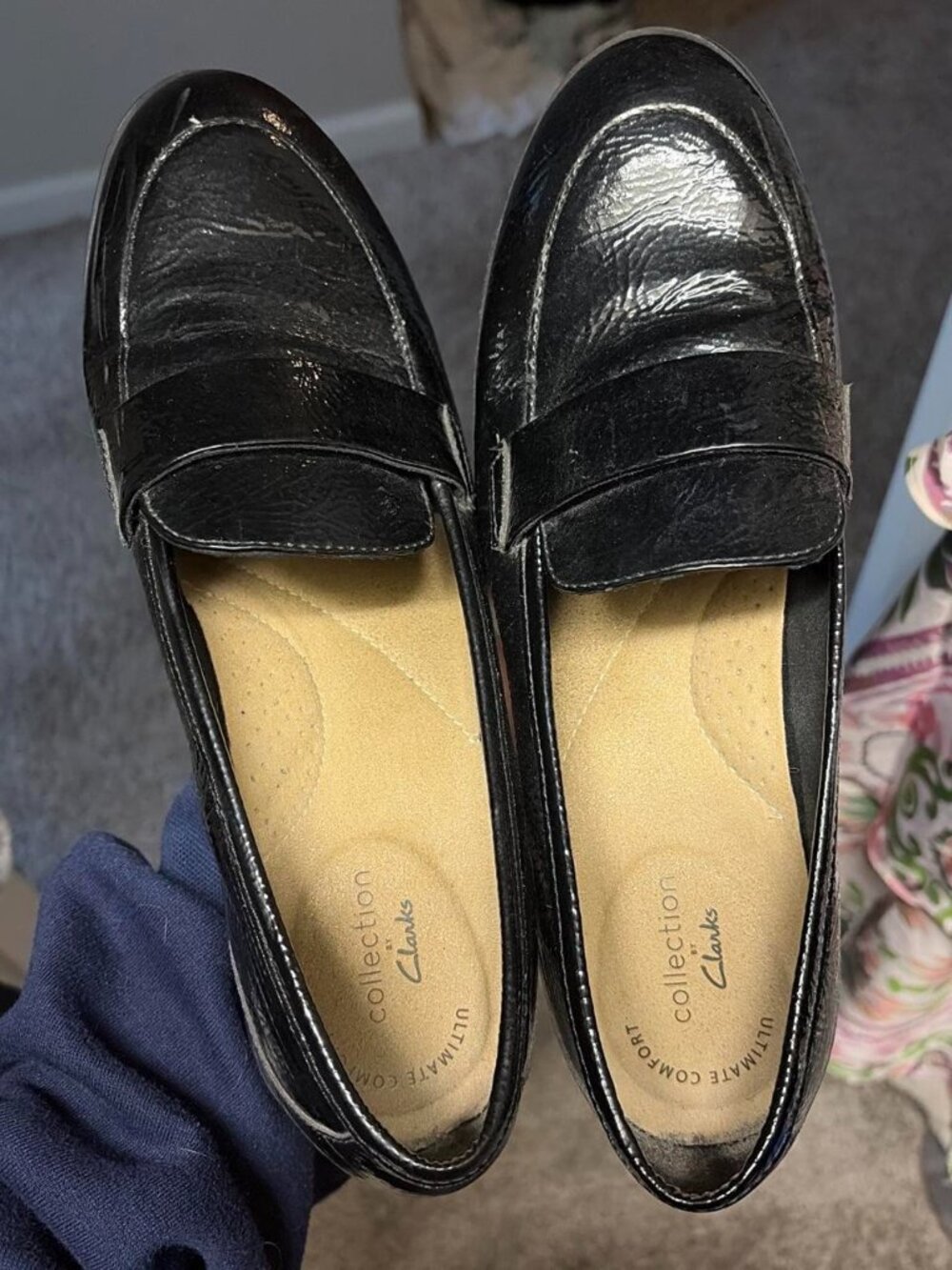 Clarks Women's Black Loafers